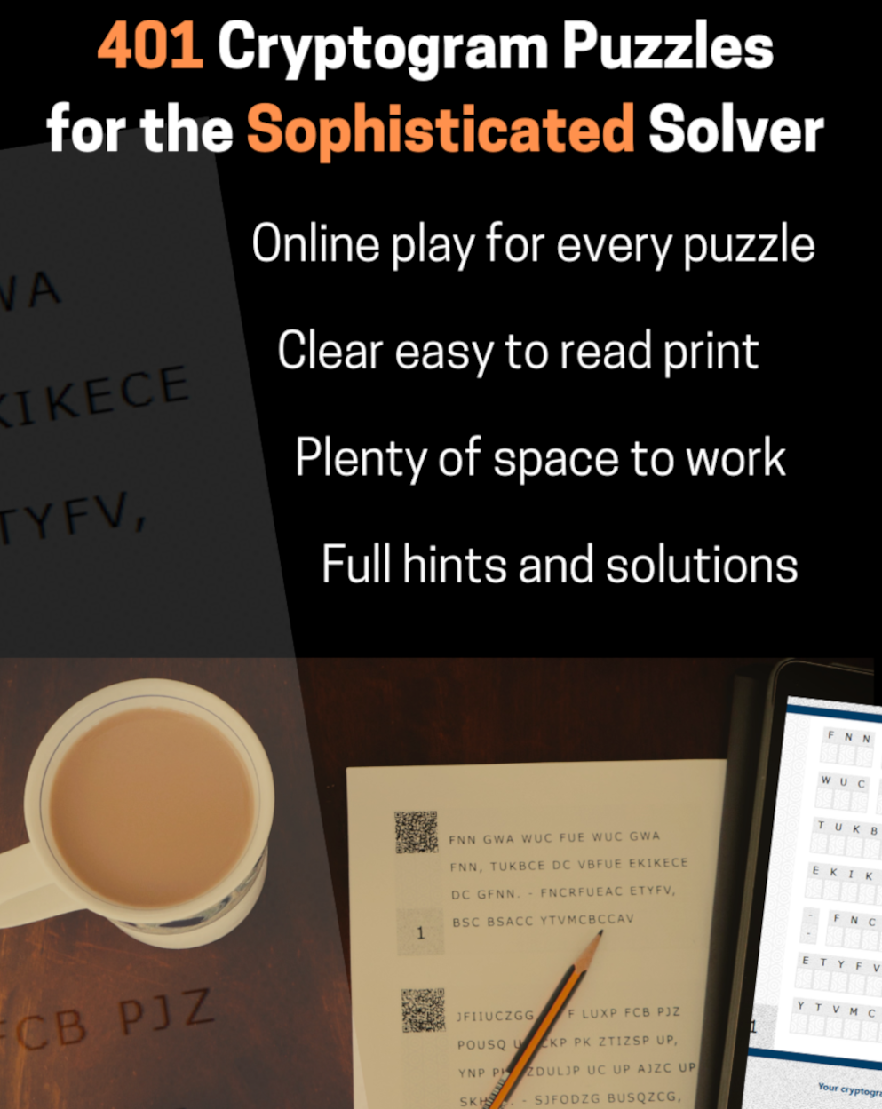 Cover of 401 Cryptograms for the Sophisticated Solver